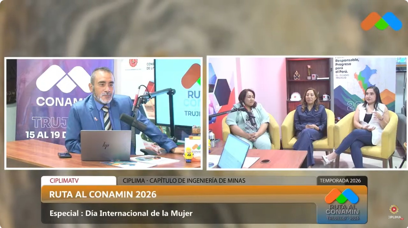 PODCAST: Ruta al CONAMIN 2026: Desafíos, avances y oportunidades de la mujer en la ingeniería y la industria minera.